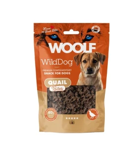 Pamlsok WOOLF WildDog Soft Quail Bites 100 g