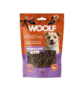 Pamlsok WOOLF WildDog Soft Venison Bites 100 g