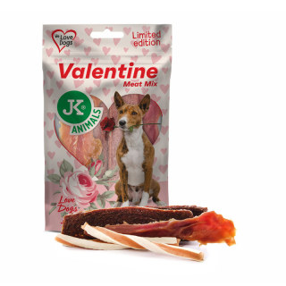 Valentínsky mäsový Mix, kuracie mäso, kačacie mäso a jahňacie mäso, 80 g