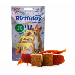 Narodeninový mäsový Mix, kačacie mäso, králičie filety a mäso z lososa, 80 g