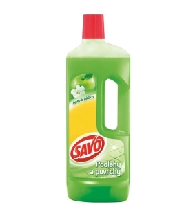 Savo Podlahy a povrchy Zelené jablko univerzálny čistiaci prípravok 750 ml