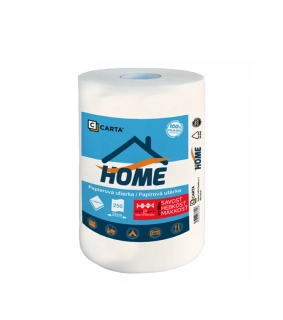 Papierová utierka, v roli, biela CARTA Home 22,9 cm x 55 m, 1 ks
