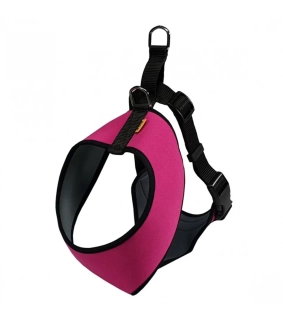 BAFPET Bezpečnostný postroj do auta Farba: Fuchsia, Veľkosť: S, OK:32mm x OH:34-46cm 18431