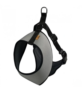 BAFPET Bezpečnostný postroj do auta Farba: Šedá, Veľkosť: S, OK:32mm x OH:34-46cm 18431
