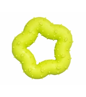 BAFPET Gumený kvietok Farba: Zelená, Rozmer: 7cm 09080