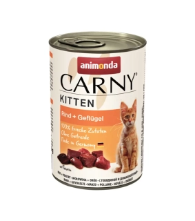 Animonda CARNY® cat Kitten kokteil hydinový bal. 12 x 400 g konzerva