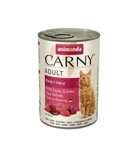 Animonda CARNY® cat Adult hovädzie a srdiečka bal. 6 x 400 g konzerva