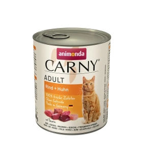 Animonda CARNY® cat Adult hovädzie a kura bal. 6 x 800 g konzerva