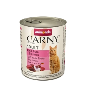 Animonda CARNY® cat Adult hovädzie,morka a krevety bal. 6 x 800 g konzerva