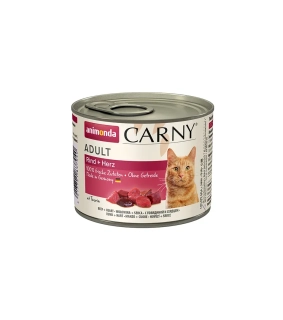 Animonda CARNY® cat Adult hovädzie a morčacie srdiečka bal. 6 x 200 g konzerva