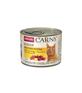Animonda CARNY® cat Senior hovädzie,kura a syr bal. 6 x 200 g konzerva