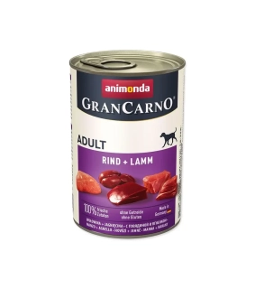 Animonda GRANCARNO® dog adult hovädzie a jahňa bal. 6 x 400g konzerva