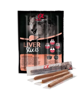 Pamlsok Alphaspirit dog Sticks/Paličky pečienkové 4x10 g