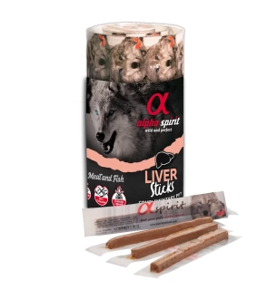 Pamlsok Alphaspirit dog sticks/tyčinky pečienkové 16 ks 160 g