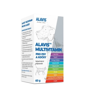 ALAVIS Multivitamín pre psy a mačky 60 g