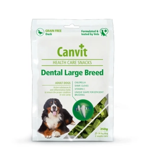 Pamlsok Canvit Health Care dog Dental Snack Large Breed 250 g