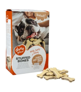 Pamlsok DUVO+ Biscuit Stuffed bones 500 gr