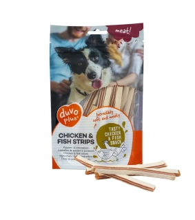 Pamlsok DUVO+ Prúžky kura & ryba 80 gr