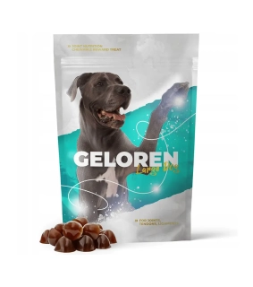 Geloren DOG L–XL žuvacie želatínové tablety, 420 g (60ks)