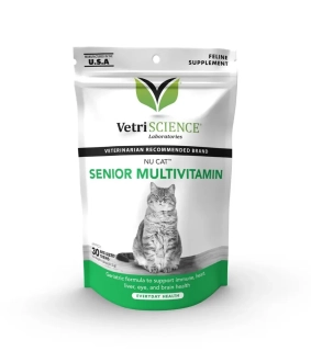 Vetri Science Nu Cat Senior Multivitamin žuvacie tablety 30 tbl.