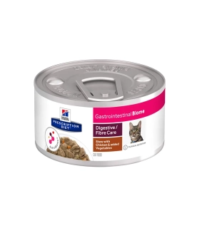 HILLS Diet Feline GI BIOME Stew kura, zelenina konzerva 82 g