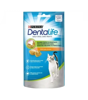 Pamlsok DentaLife cat chicken 8x40 g