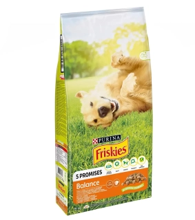 Nestlé Friskies dog Balance s kuraťom a zeleninou 15 kg
