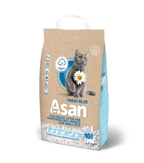 Podstielka ASAN Fresh Blue pre mačky a fretky 10 L (2 kg)