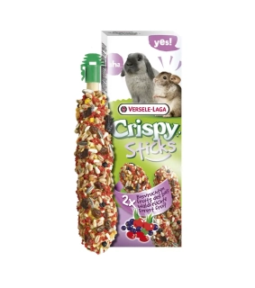 Pamlsok VL Crispy Sticks Rabbits-Guinea Pigs Forest Fruit- s lesným ovocím králik/činčila 2 ks 110 g
