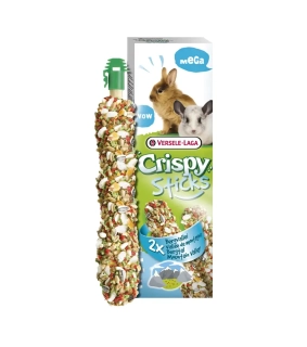 Pamlsok VL Crispy Mega Sticks Rabbits-Chinchillas "Mountain Valley"-horské údolie, králík/činčila 2 ks 140 g