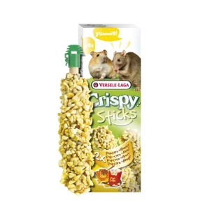 Pamlsok VL Crispy Sticks Hamsters-Rats Popcorn & Honey- kukurica a med, škrečok/potkan 2 ks 100 g