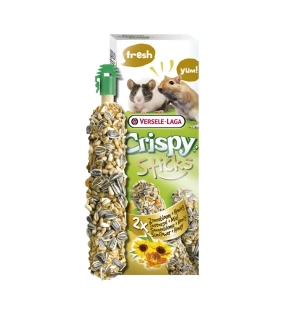 Pamlsok VL Crispy Sticks Gerbils-Mice Sunflower & Honey- slnečnica a med, pieskomil/myška 2 ks 110 g