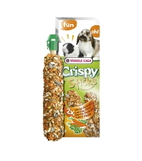 Pamlsok VL Crispy Sticks Rabbits-Guinea Pigs Carrot & Parsley- s mrkvou a petržlenom pre morča/králik 2ks 110 g