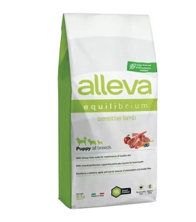 Alleva SP EQUILIBRIUM dog puppy sensitive all breeds lamb 12 kg