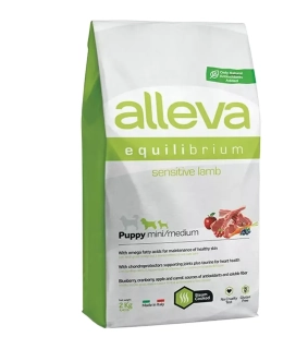 Alleva SP EQUILIBRIUM dog puppy sensitive mini &  medium lamb 2 kg