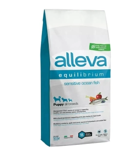 Alleva SP EQUILIBRIUM dog puppy sensitive all breeds ocean fish 12 kg