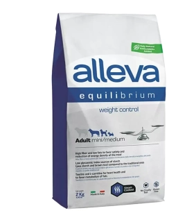 Alleva SP EQUILIBRIUM dog adult weight controll mini & medium chicken & ocean fish 2 kg