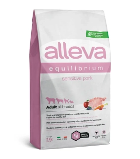 Alleva SP EQUILIBRIUM dog adult sensitive all breeds pork 2 kg