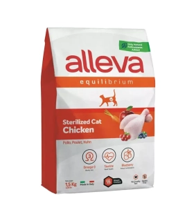 Alleva SP EQUILIBRIUM cat chicken sterilised 1,5 kg