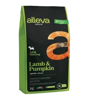 Alleva NATURAL dog adult mini lamb & pumpkin 2 kg