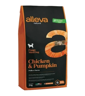Alleva NATURAL dog puppy maxi chicken & pumpkin 2 kg