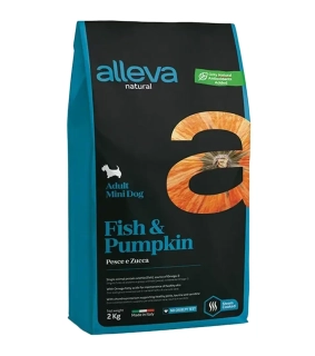 Alleva NATURAL dog adult mini fish & pumpkin 2 kg