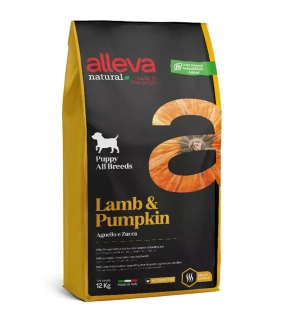 Alleva NATURAL dog puppy all breeds lamb & pumpkin 12 kg