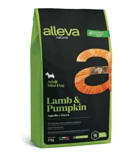 Alleva NATURAL dog adult mini lamb & pumpkin 12 kg