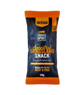 Primal Spirit Dog Iberian Snack - Ancestral Grassland 110g
