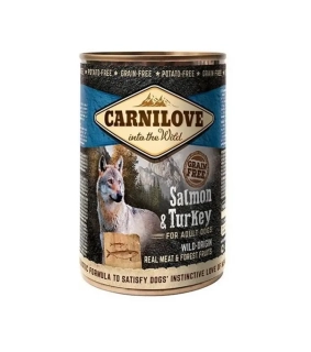 Carnilove dog WM Salmon & Turkey Grain Free 400 g konzerva