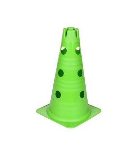 Kužeľ VARIO s otvormi, s výškou 30cm, plastový, zelený