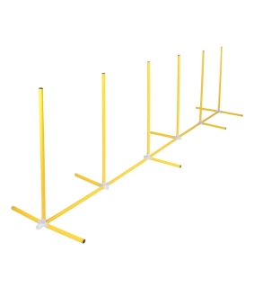 Agility prekážka TRAINER, slalomová, plast, žltá