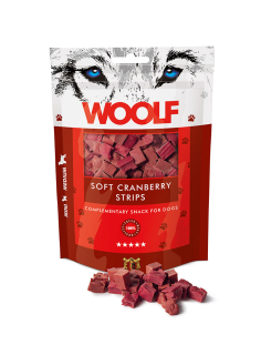 Pamlsok Woolf Dog Cranberry Soft Strips 100 g