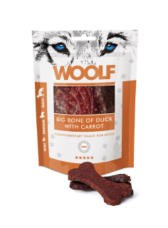 Pamlsok Woolf Dog Duck Bone Big & Carrot 100 g